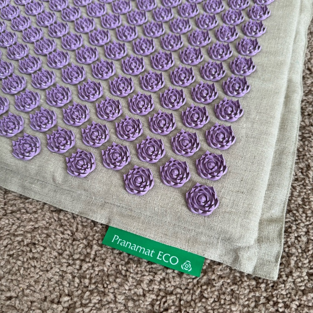 Pranamat ECO Mat Natural Lavender EUC Acupressure Massage Mat